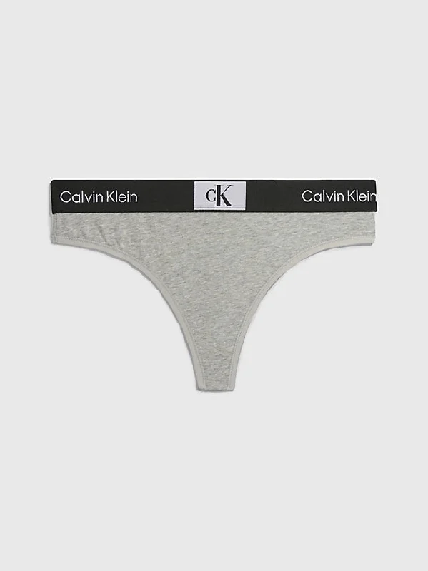 CALVIN KLEIN - CK96 THONG - GREY HEATHER