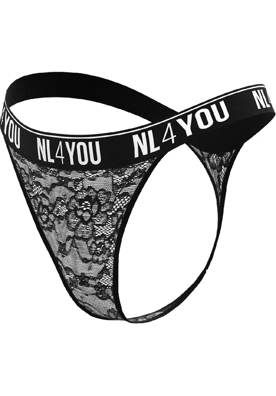 ""Black Lace"" - Lace Thong/Briefs