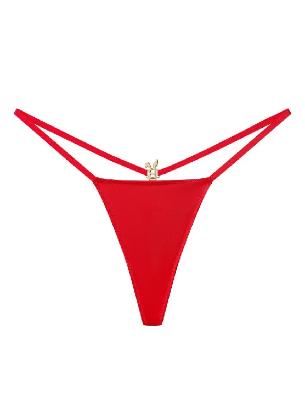 BUNNY G-STRING THONG IN RED