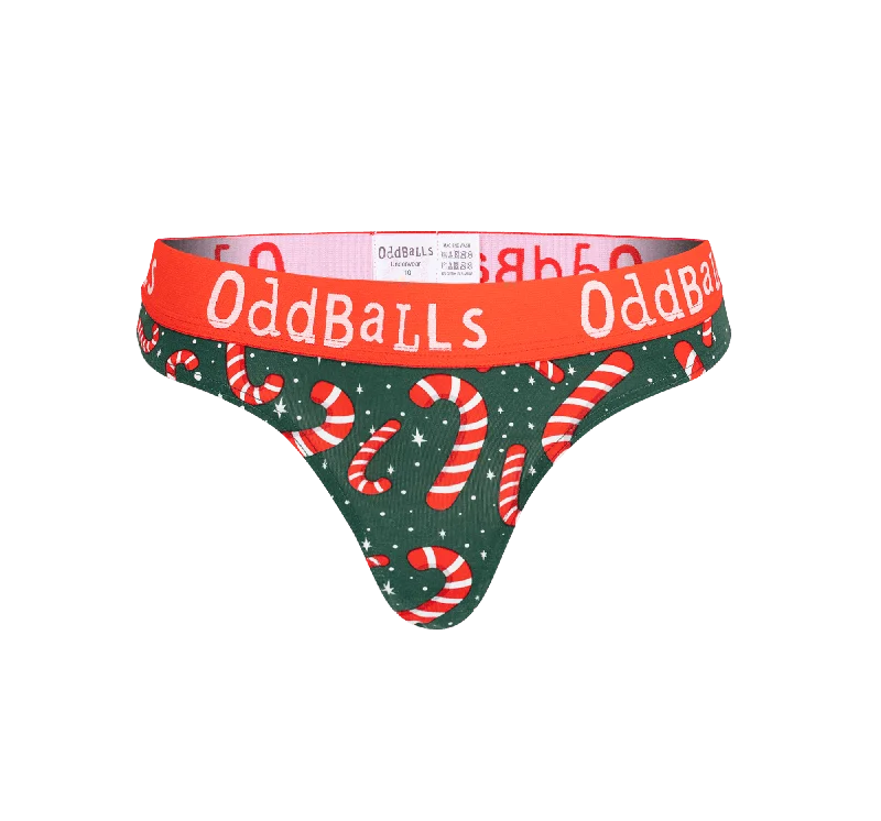 Candy Canes - Ladies Thong