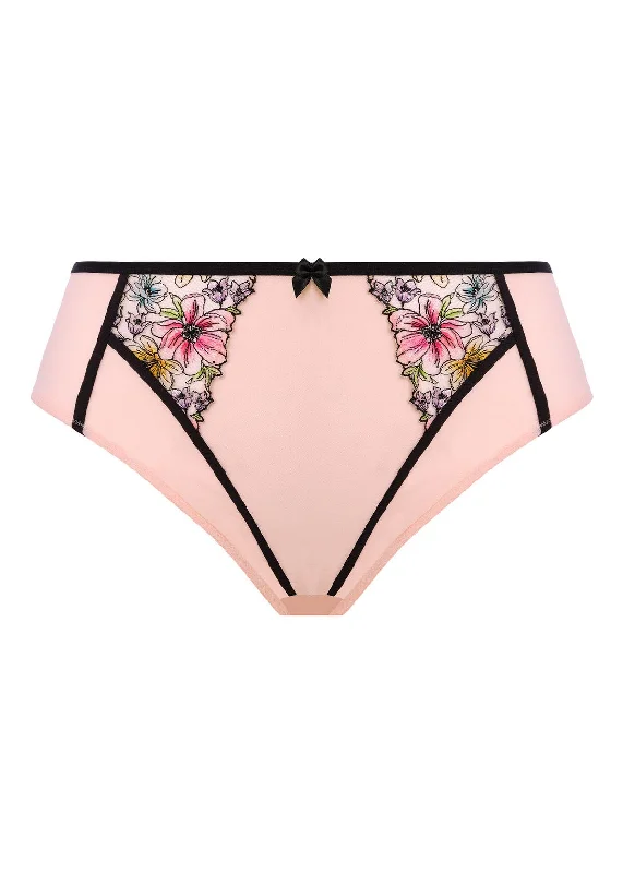 Elomi Carrie High Leg Brief | BALLET PINK