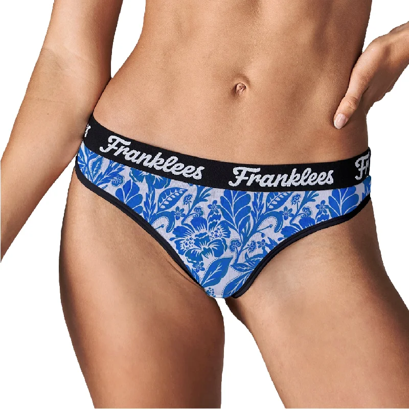 Thong | Soft Cotton | Blue Florals