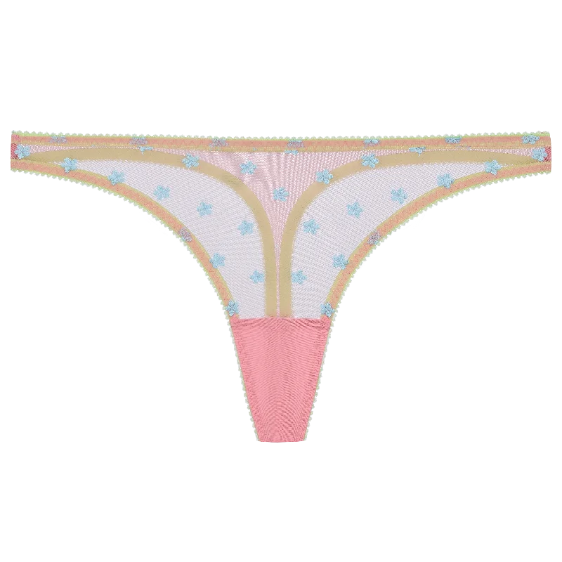 Jaime Embroidered Thong