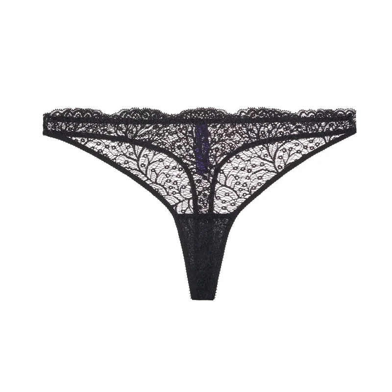 Journelle Allegra Thong | BLACK