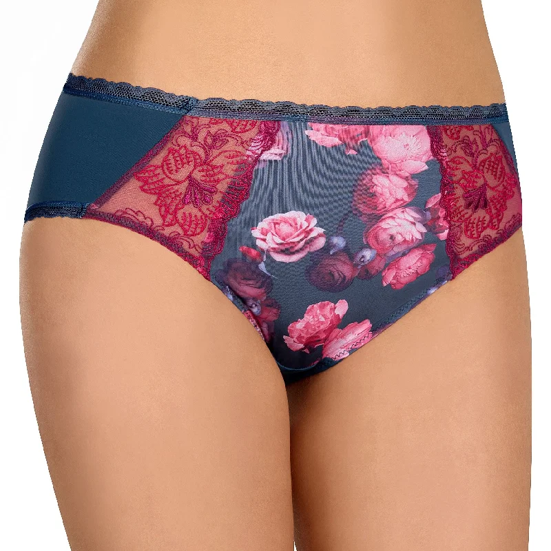 Lawrence Grey Pink Printed Hipster Panties