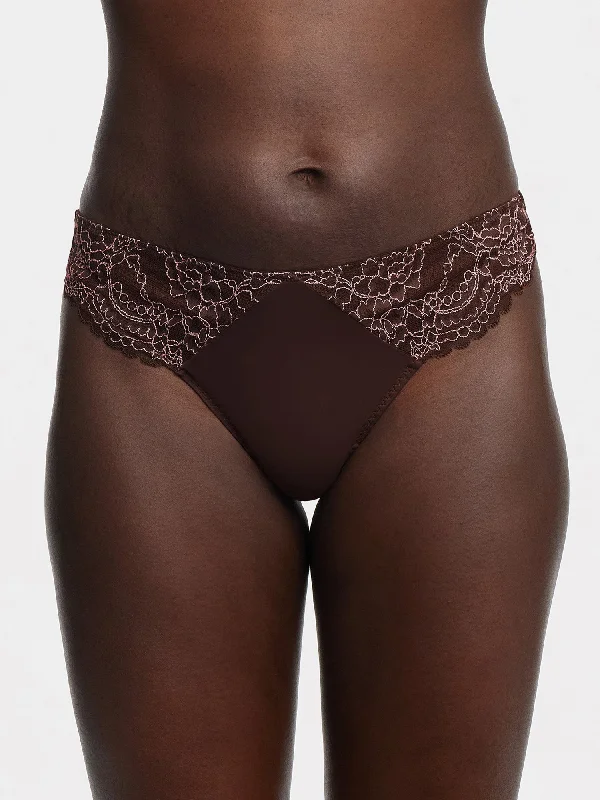 Minx Lace Trim Thong