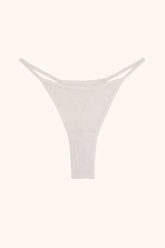 Sofia thong - white