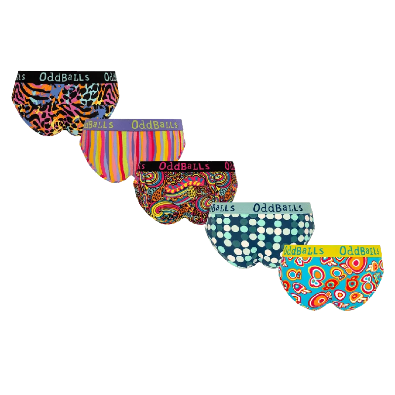 Sunset Bundle - Ladies Briefs 5 Pack Bundle