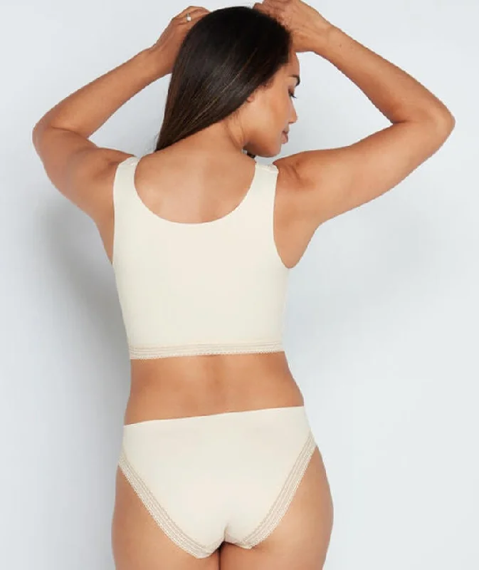 Bendon Comfit Collection Wire-free Crop Top Bra - Novelle Peach