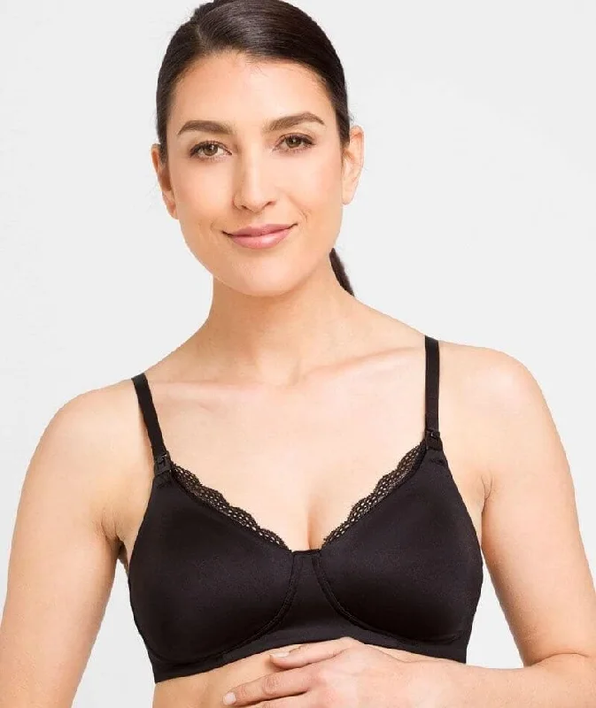 Berlei Comfort Lace Wire-free Maternity Bra - Black