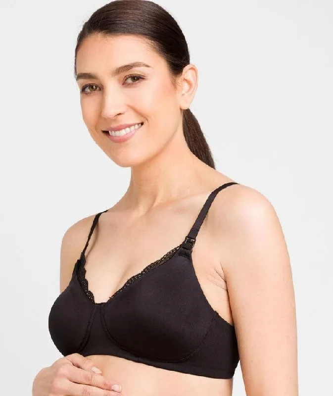 Berlei Comfort Lace Wire-free Maternity Bra - Black