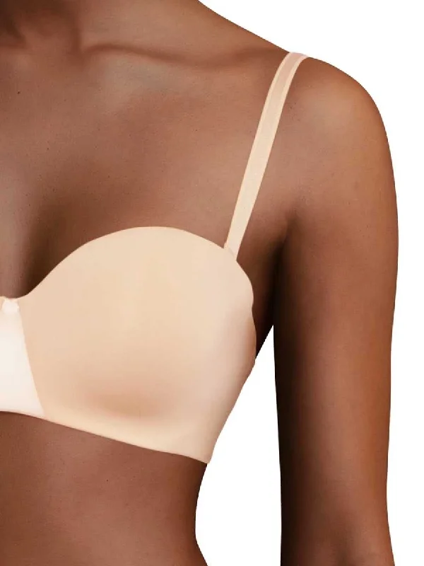 Essentiall Bandeau T-Shirt Bra - Golden Beige