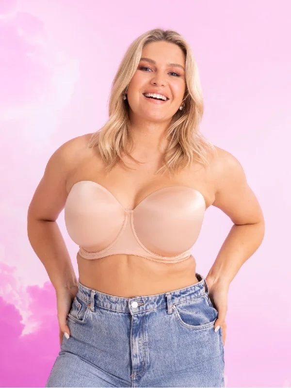 Smoothie Strapless Bra - Latte