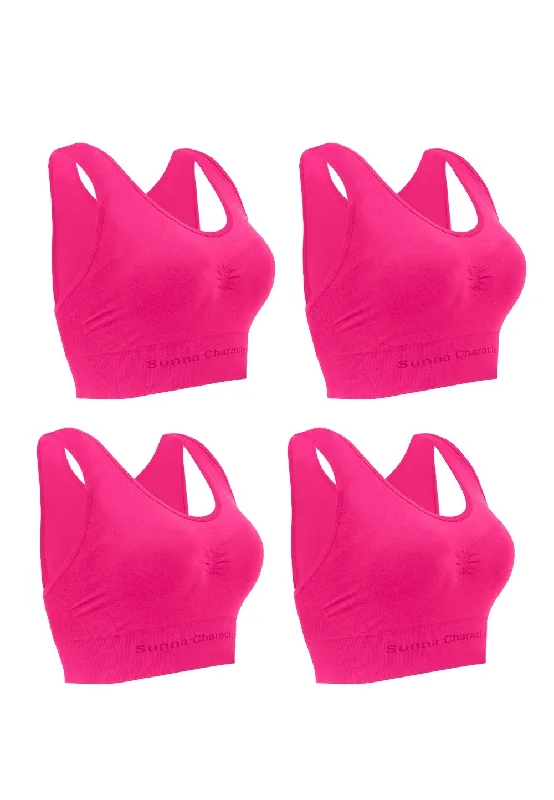 4 x Shocking Pink / XL