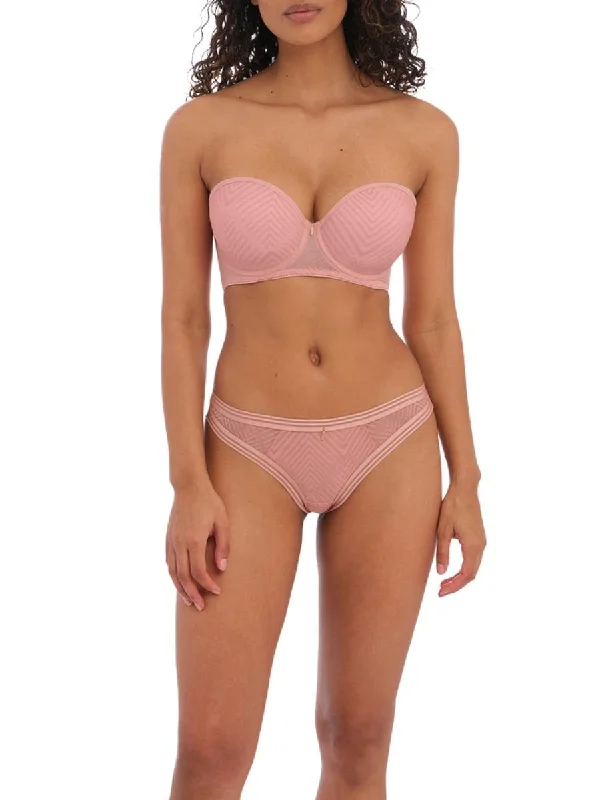 Tailored Moulded Strapless Bra - Ash Rose