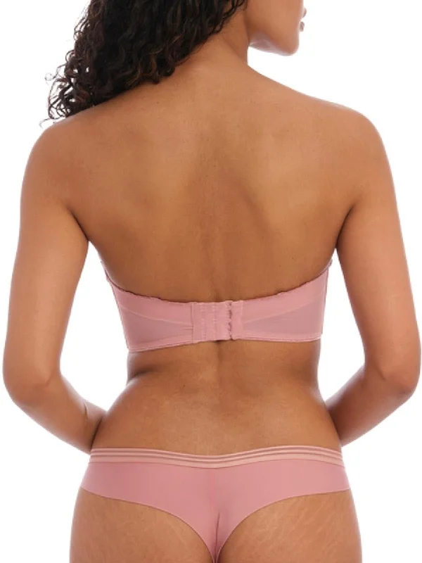 Tailored Moulded Strapless Bra - Ash Rose