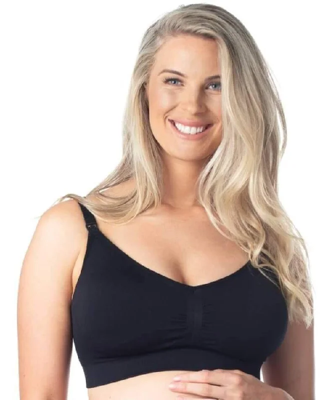 Hotmilk My Necessity Regular Fit Maternity & Nursing Wire-Free Bra - Black