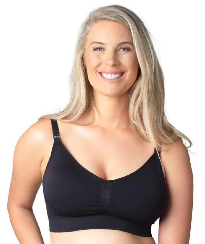 Hotmilk My Necessity Regular Fit Maternity & Nursing Wire-Free Bra - Black