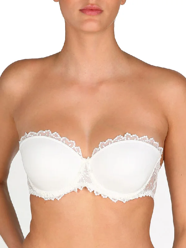 Jane Padded Strapless Bra - Natural