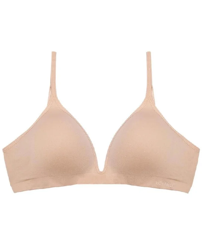 Lovable Seamless Contour Soft Cup Wire-free Bra - Nude