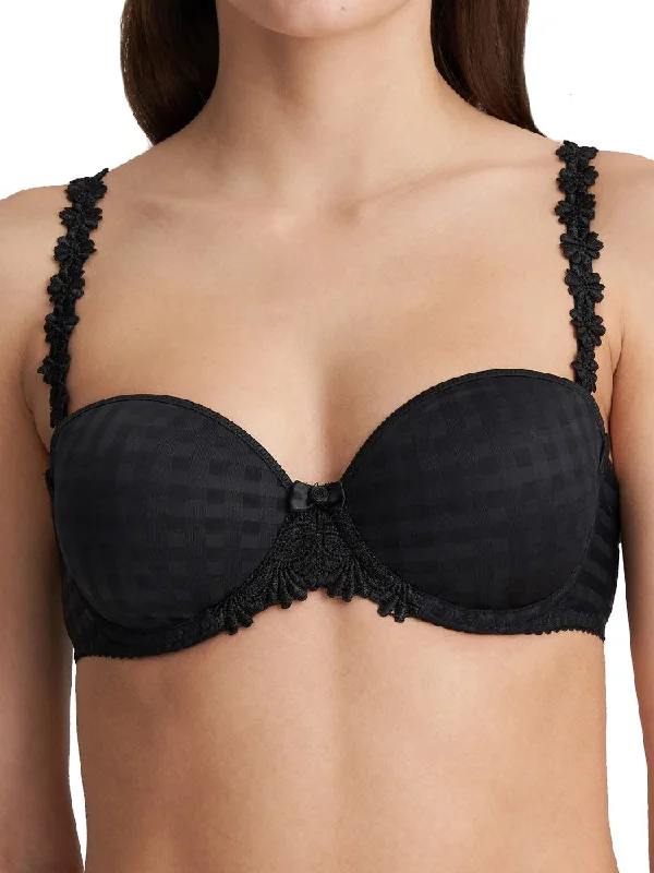 Avero Padded Strapless Bra - Black