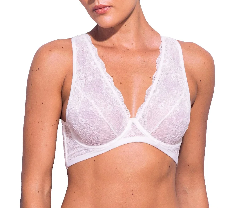 Milano Floral Underwire for Petites Pad Free Lift Bra