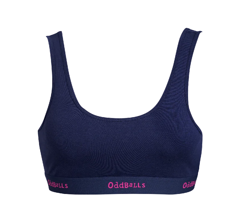 Navy and Magenta - Ladies Bralette