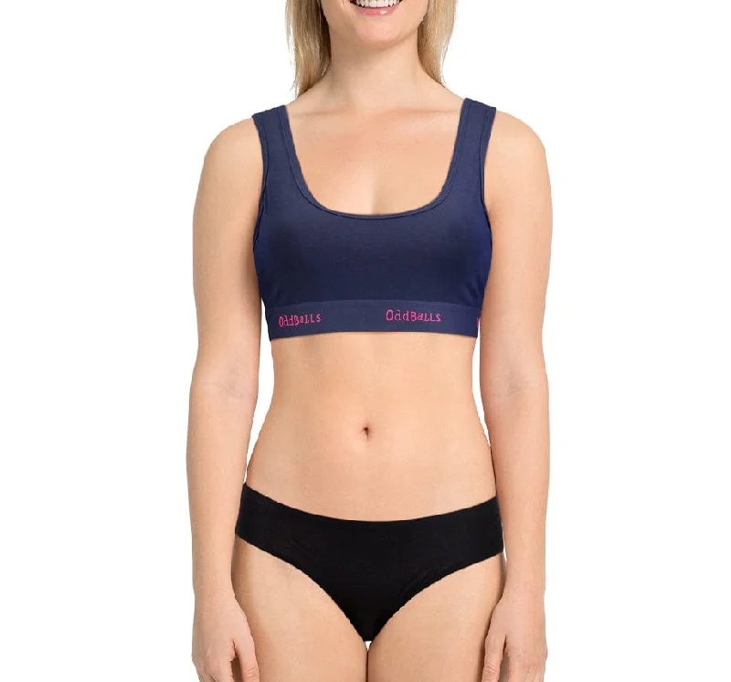 Navy and Magenta - Ladies Bralette