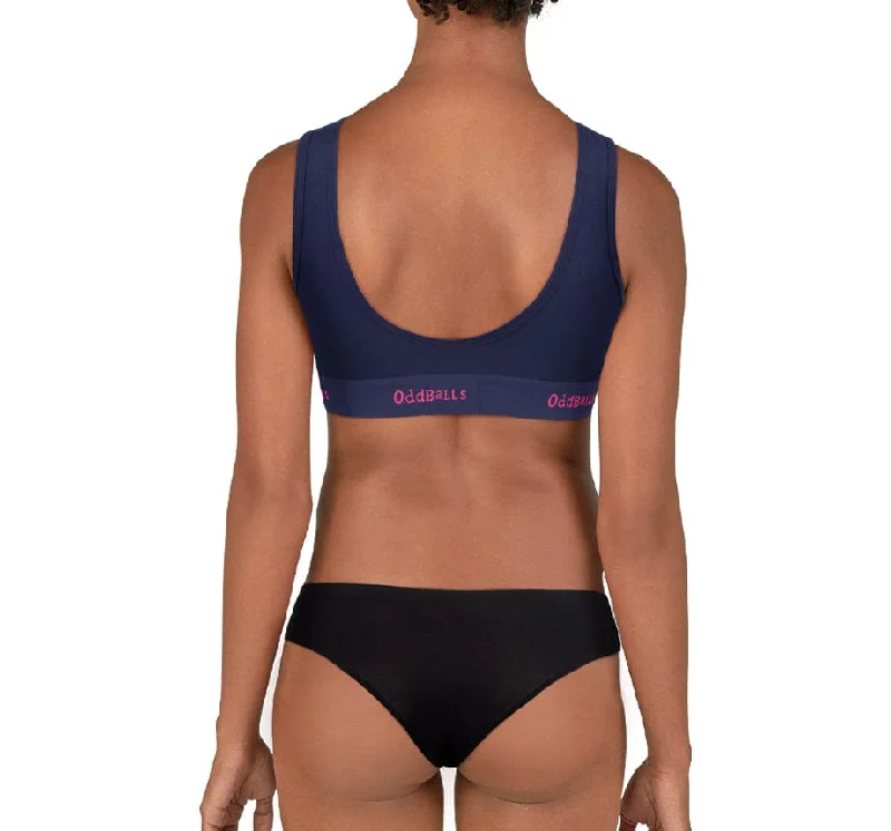 Navy and Magenta - Ladies Bralette