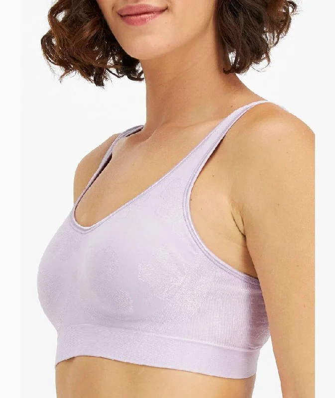 Playtex Comfort Revolution Contour Wire-free Bra - Purple Floral