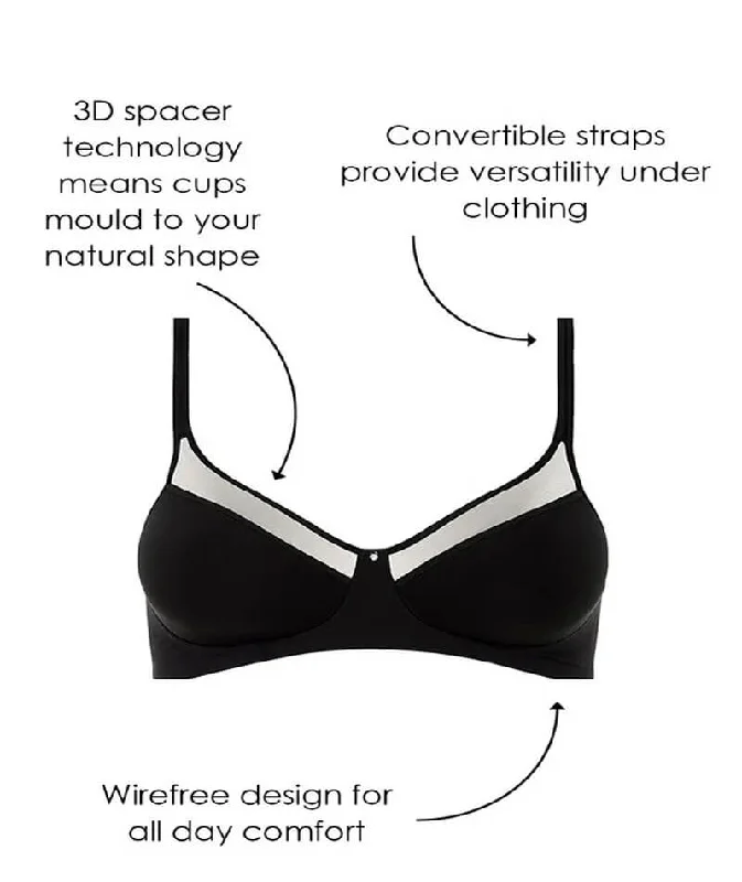 Playtex Ultralight Wire-free Bra - Black