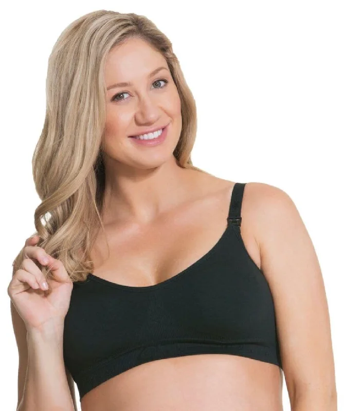 Rock Candy Luxury Seamless Wire-free Nursing Bra -  Black