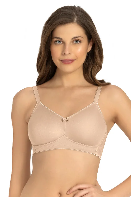 Smooth Minimizer Non-padded & Non-wired Bra - Sandalwood