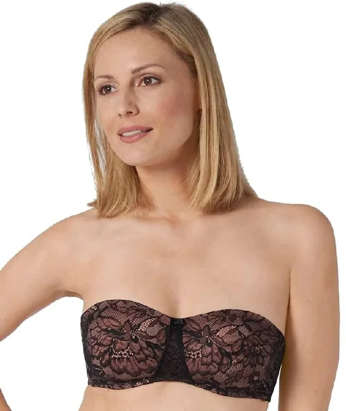 Triumph Amourette Charm Wired Strapless Bra - Black