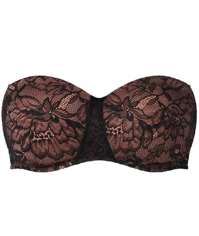 Triumph Amourette Charm Wired Strapless Bra - Black