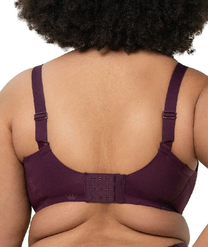 Triumph Flex Smart Padded Wire-free Bra - Aubergine