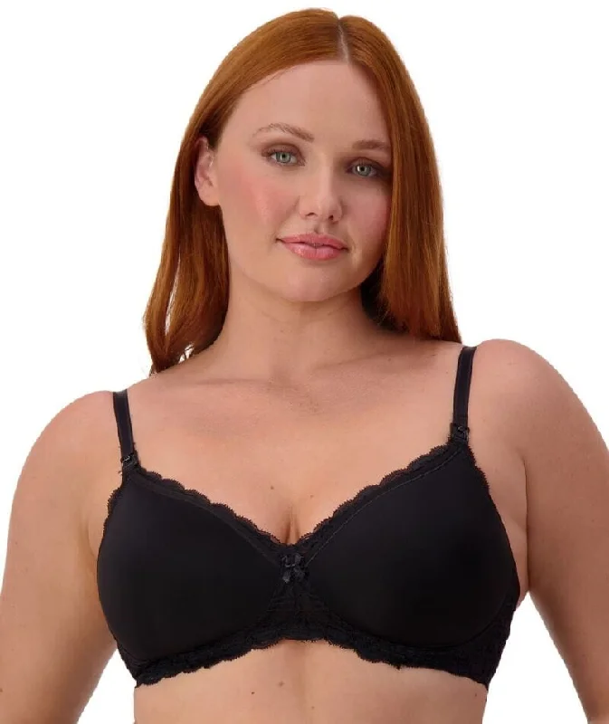 Triumph Gorgeous Mama Lace Maternity & Nursing Wire-free Bra - Black