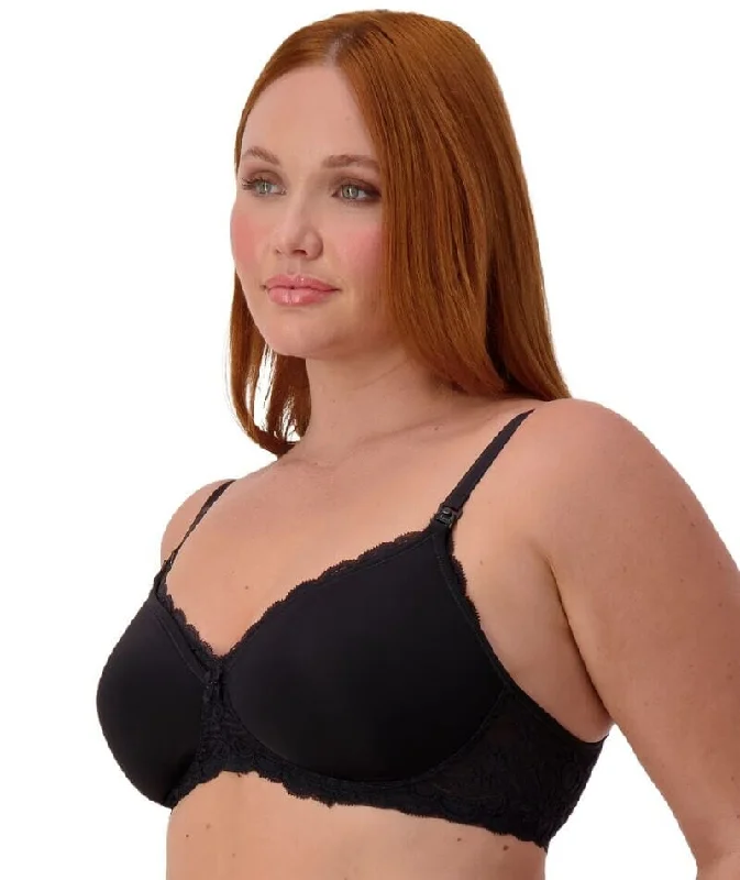 Triumph Gorgeous Mama Lace Maternity & Nursing Wire-free Bra - Black