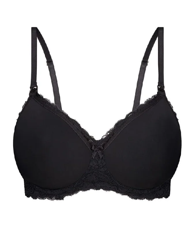 Triumph Gorgeous Mama Lace Maternity & Nursing Wire-free Bra - Black